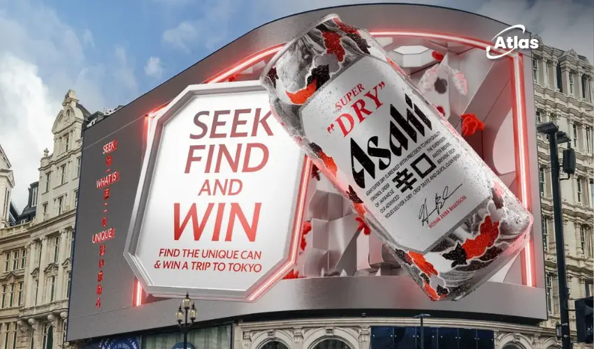 Asahi Super Dry Creates an Infinite AI-Powered Billboard