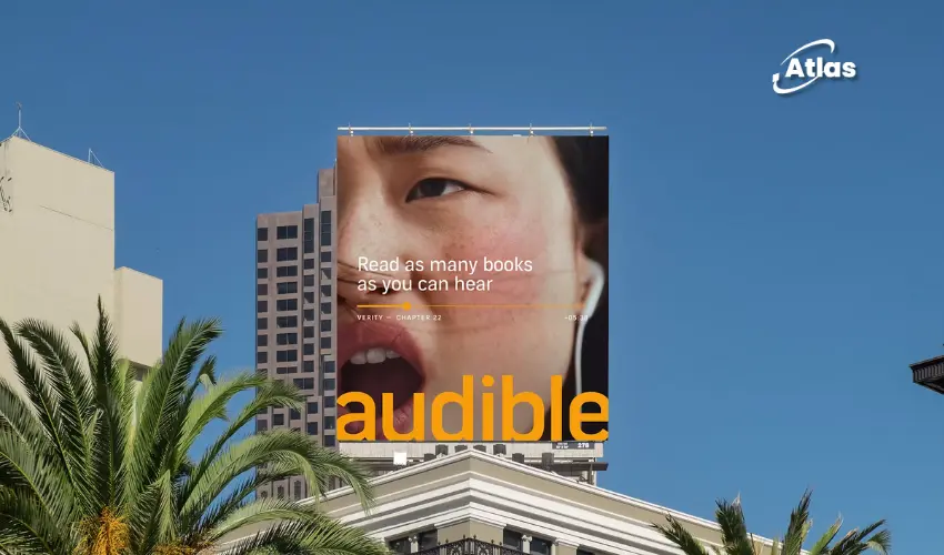 Audible Turns Listening Into a Transformative OOH Story