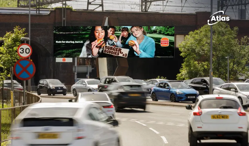 Burger King UK Turns Burger Buddies Into Match-Day OOH
