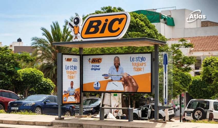 BIC Cristal Original OOH Campaign in Dakar | Atlas OOH