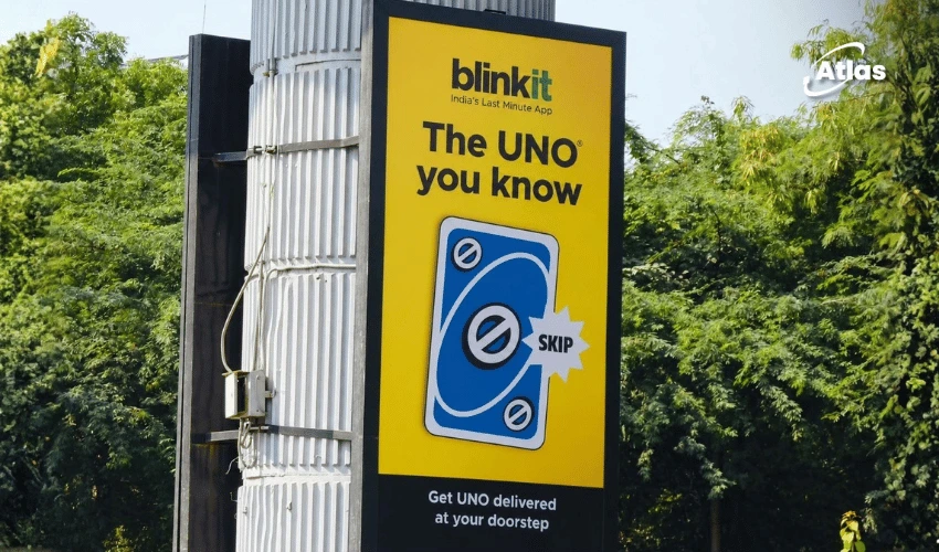 Blinkit x UNO Turns Metro Pillars Into Everyday OOH
