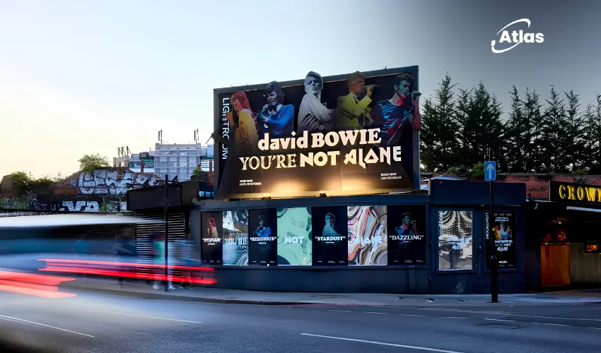 How David Bowie: You're Not Alone Turned OOH Into an Immersive Artwork