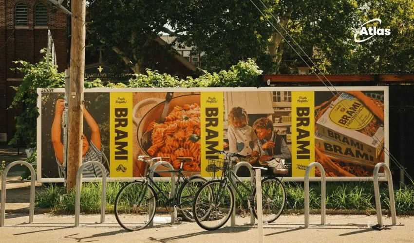 Brami “Pasta Perfetta” New York OOH Campaign | Atlas OOH