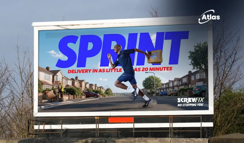 Screwfix Turns Convenience Into a Sportswear-Style OOH Campaign