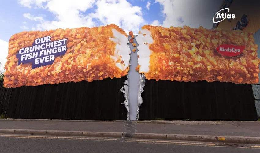 Birds Eye Unveils Giant 3D Fish Finger Billboard
