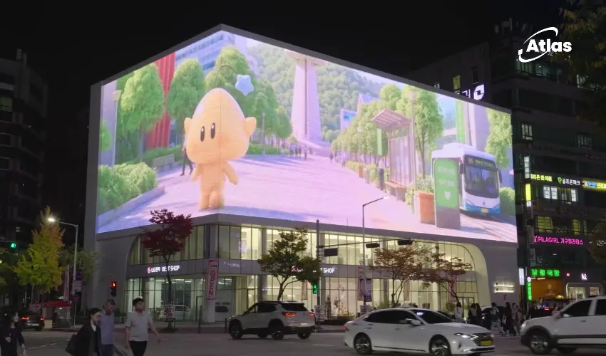 Daejeon Uses AI DOOH to Imagine the City in 2050