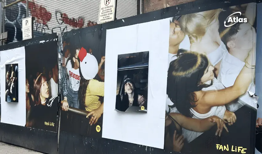 Spotify Turns Fan Rituals Into Tear-Off Street Posters