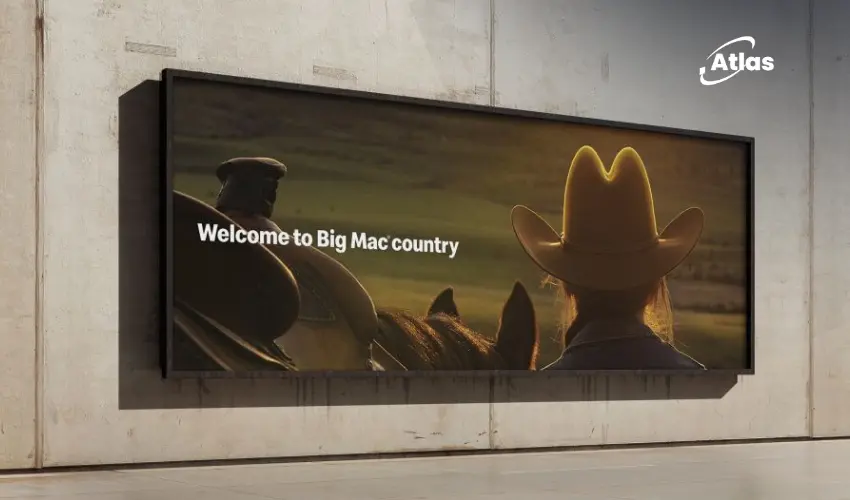 McDonald's Canada Celebrates Stampede with the 'Big Mac Country' OOH Campaign