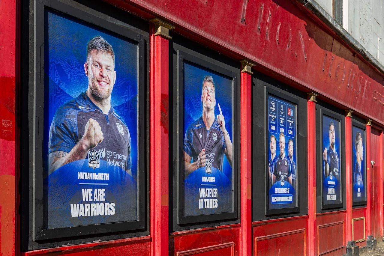 BUILDHOLLYWOOD Launches Bold OOH Campaign Across Glasgow for Upcoming Fixtures