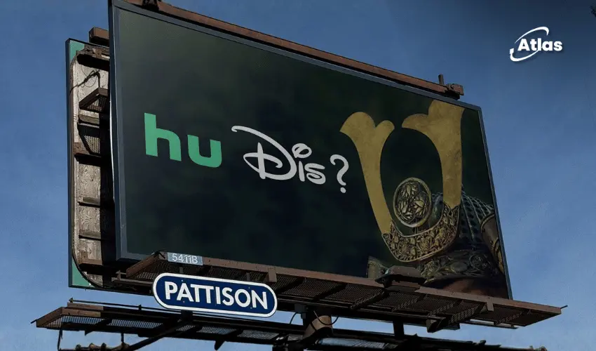 Hulu on Disney+ “hu Dis?” OOH Teaser Campaign | Atlas OOH
