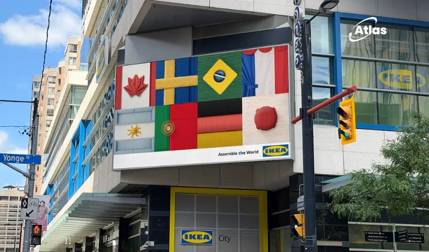 IKEA Canada Turns Products Into National Flags for FIFA World Cup Campaign