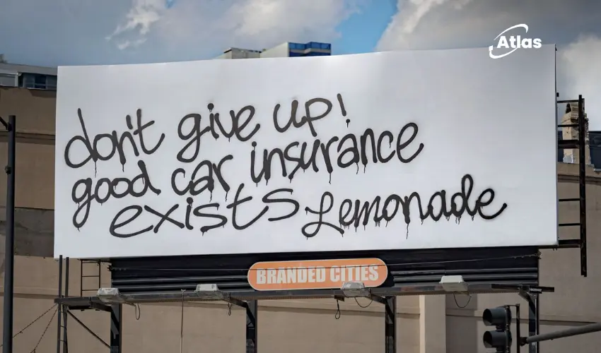 Lemonade Turns Graffiti Into a Powerful OOH Brand Statement