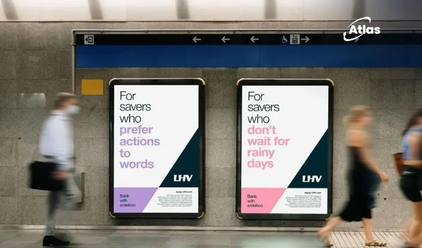 LHV Bank Uses Minimalist OOH to Speak Directly to Savers