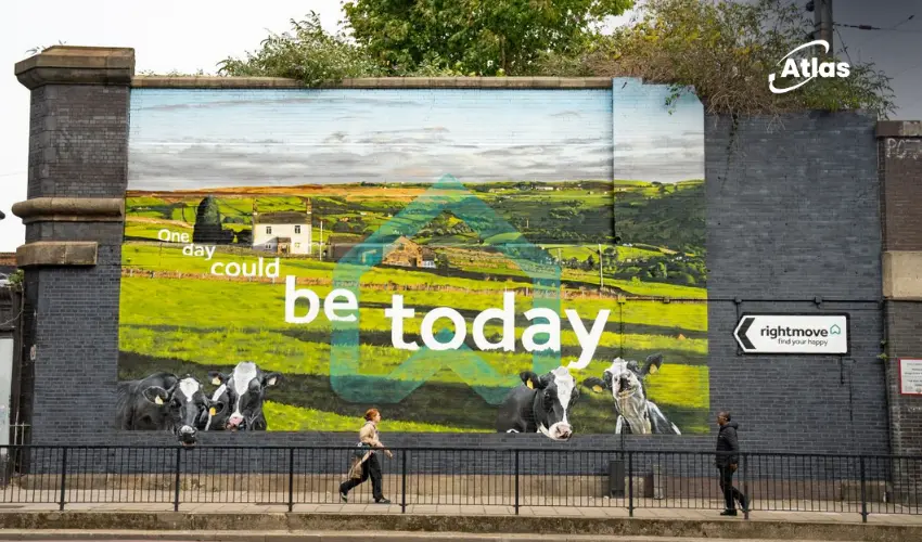 Rightmove Tricks the Eye With a Trompe-l'Œil Mural