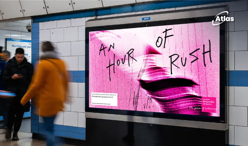 London Philharmonic Orchestra Makes Listening Visible in OOH