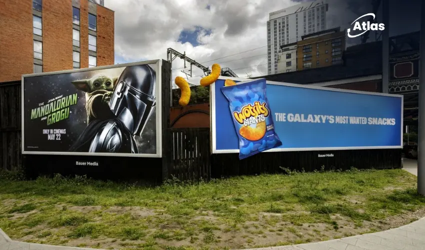 PepsiCo Brings The Mandalorian to OOH With Floating Wotsits