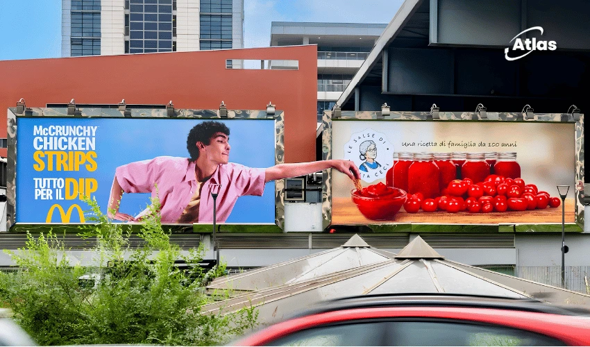 McDonald’s Tutto per il Dip Milan: Creative OOH & Mural Advertising | Atlas OOH