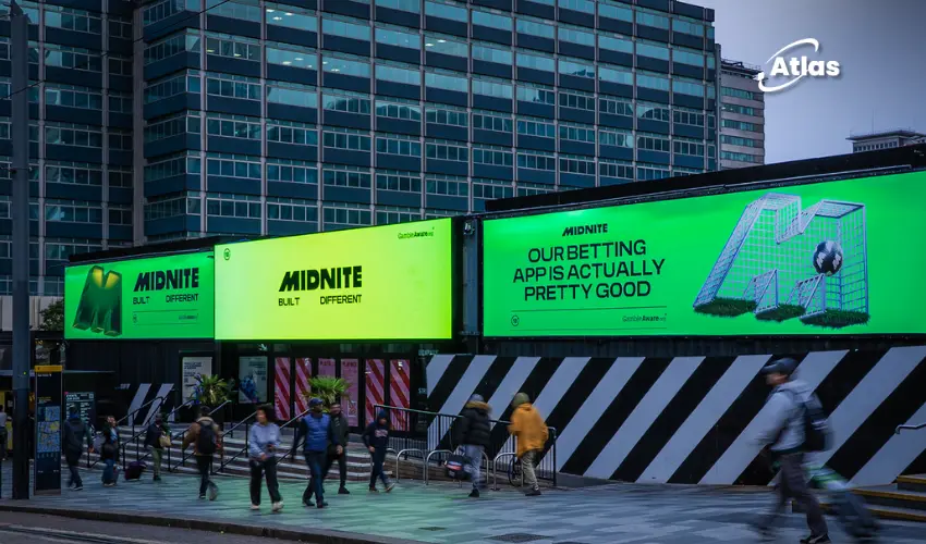 Midnite Turned the UK Neon Green With a World Cup OOH