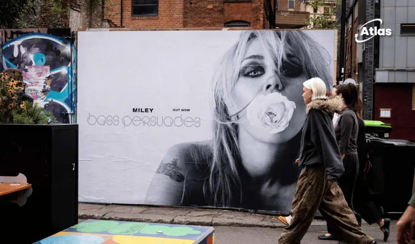 Miley Cyrus “Bass Persuades” Global OOH Campaign