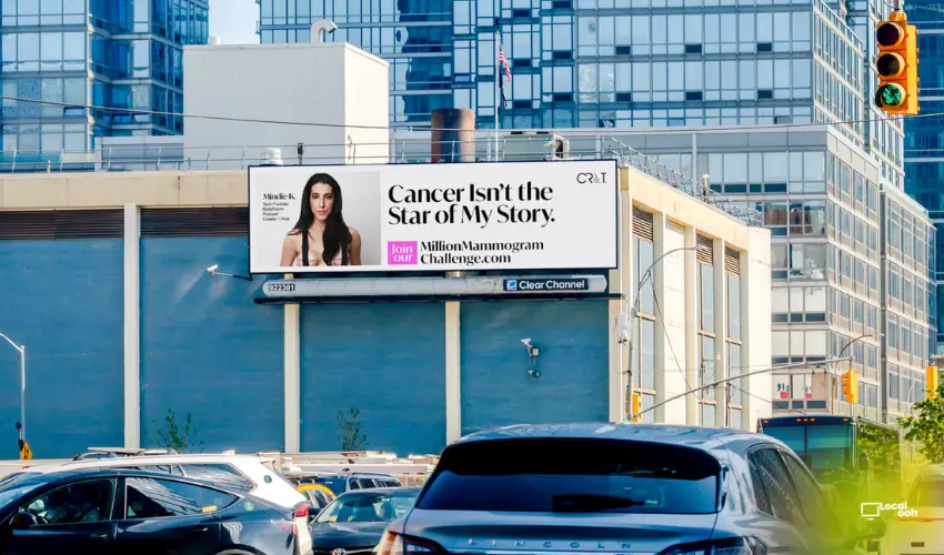 Million Mammograms Uses Nationwide DOOH for Breast Cancer Awareness