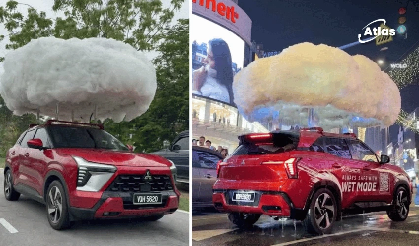 Mitsubishi Xforce Roving Cloud Campaign in Kuala Lumpur