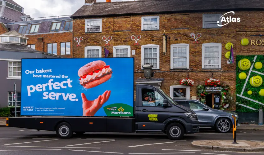 Morrisons Brings Market Street to Life with a Mobile LED Advertising Truck