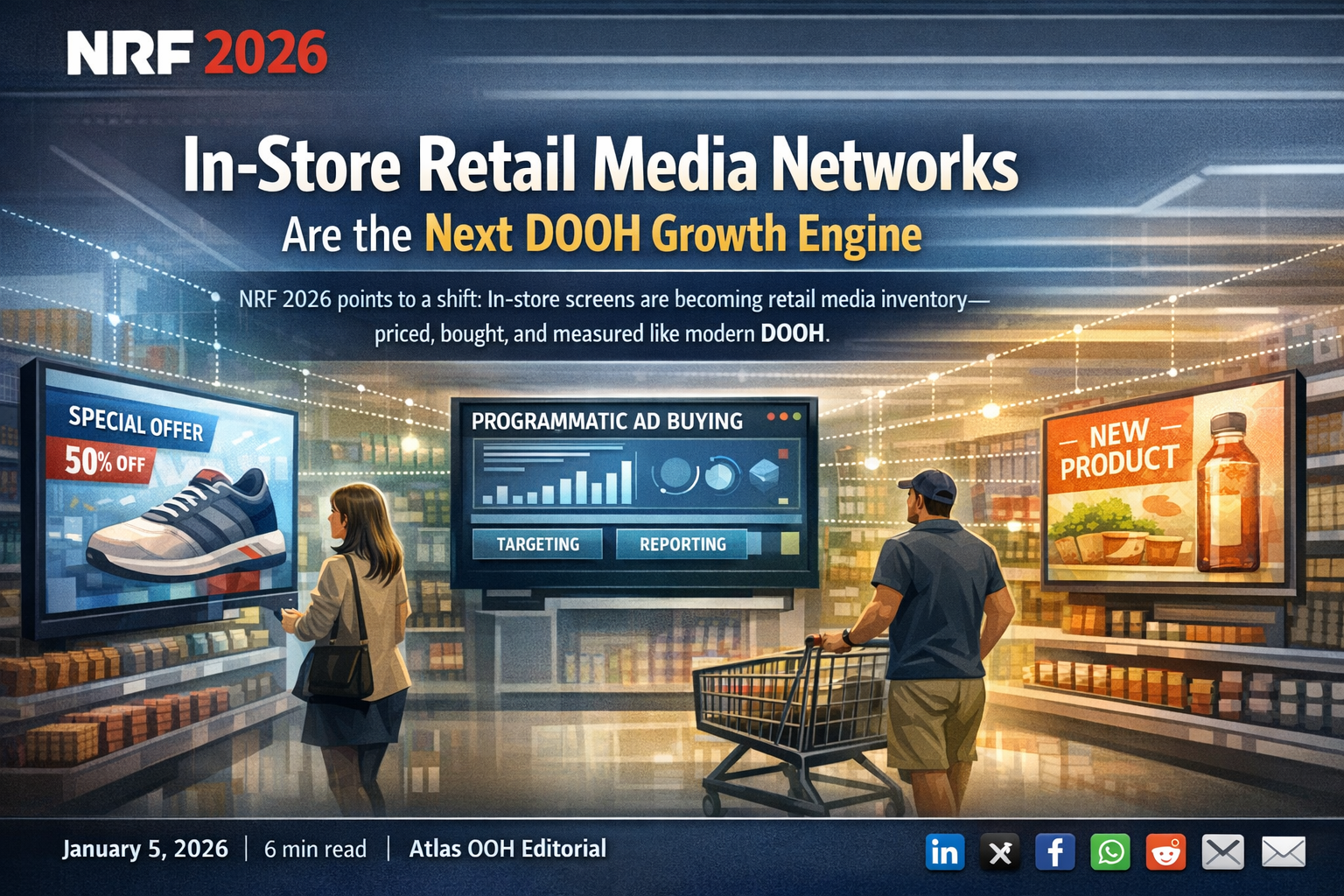 NRF 2026: In-Store Retail Media Networks Are the Next DOOH Growth Engine