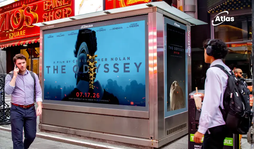 The Odyssey Takes Over NYC Newsstands With an Immersive DOOH Campaign