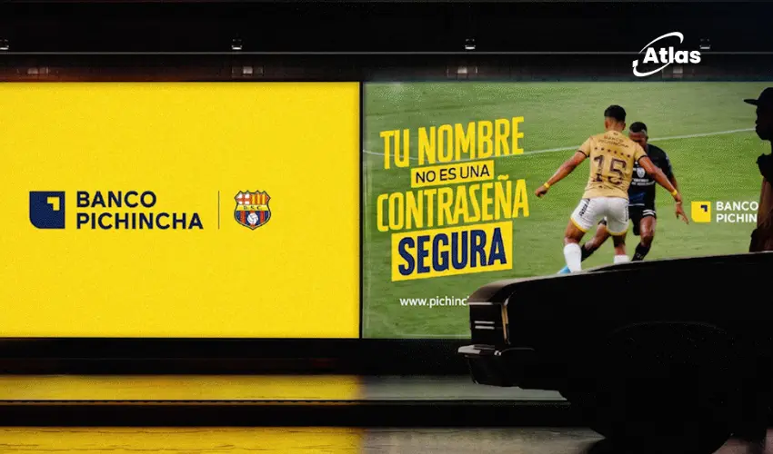 Banco Pichincha Turns Football Names Into Hidden Passwords