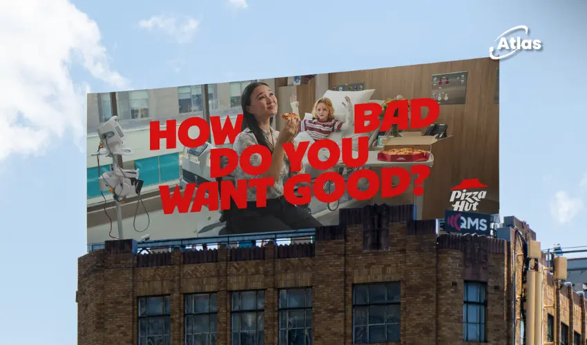 Pizza Hut Australia's 'How Bad Do You Want Good?' Shows the Power of Bold OOH