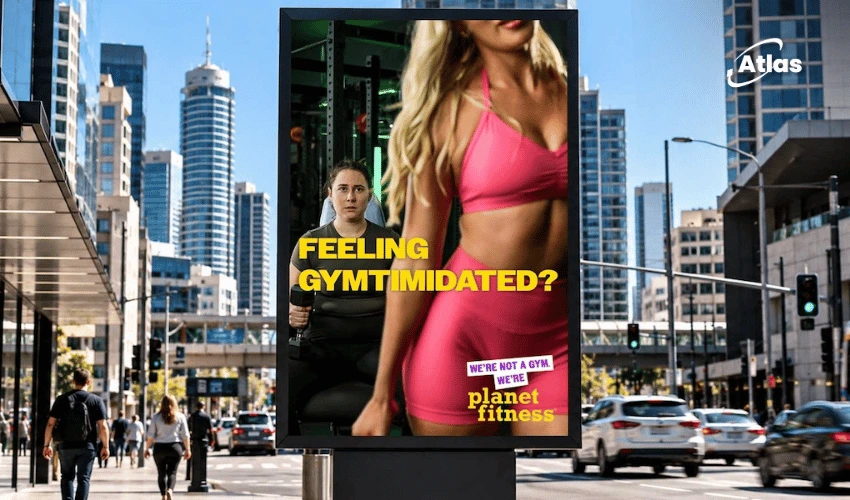 Planet Fitness Takes Aim at Gymtimidation in New OOH