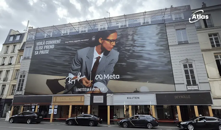 Ray-Ban Meta Owned the French Summer Across OOH