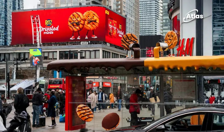 Ritz Turns a Toronto Transit Shelter Into a Playful 3D