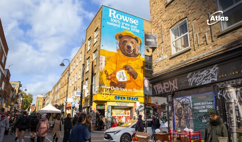 Rowse Turns Bacon Street Into a Sweet Contextual OOH Moment