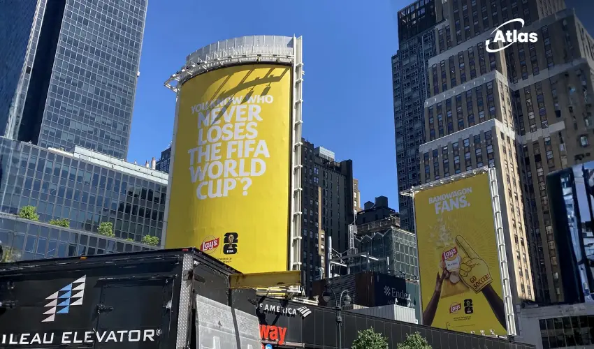Lay’s Turns Two NYC Billboards Into a FIFA World Cup Conversation