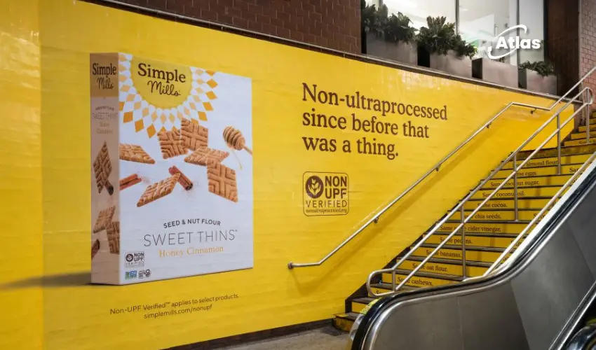 Simple Mills Announces Absolutely Nothing in New OOH Campaign