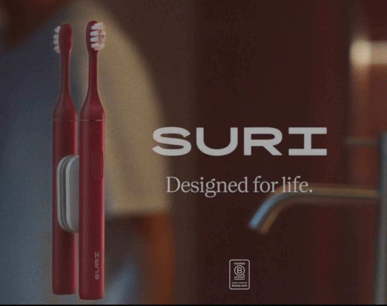SURI electric toothbrush creative reading Designed for life.