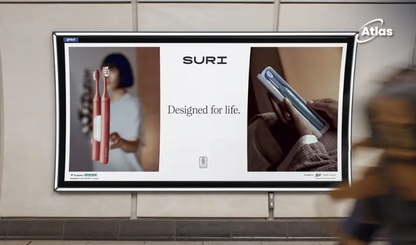 SURI “Designed for Life” London Underground OOH Campaign