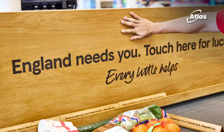 Tesco Turns Wembley Store Into a Lucky Football Ritual