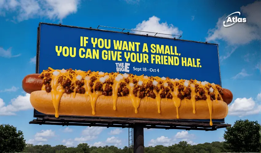 The Big E Unexpect Everything OOH campaign