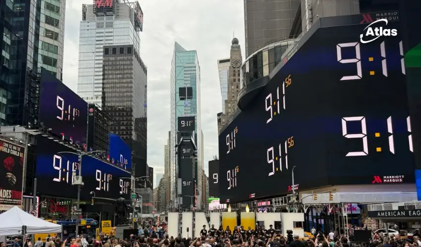 Times Square OOH Pauses for 9/11 Moment of Silence