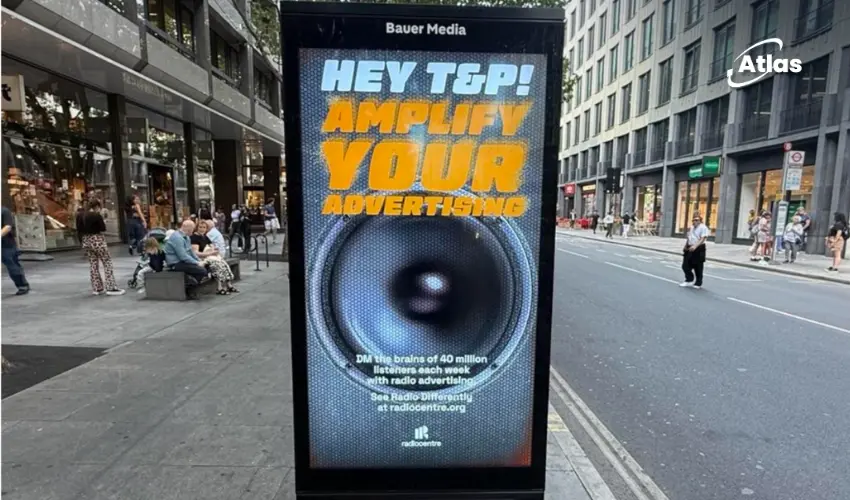 Radiocentre Target Media Agencies With OOH Advertising Amplified Campaign