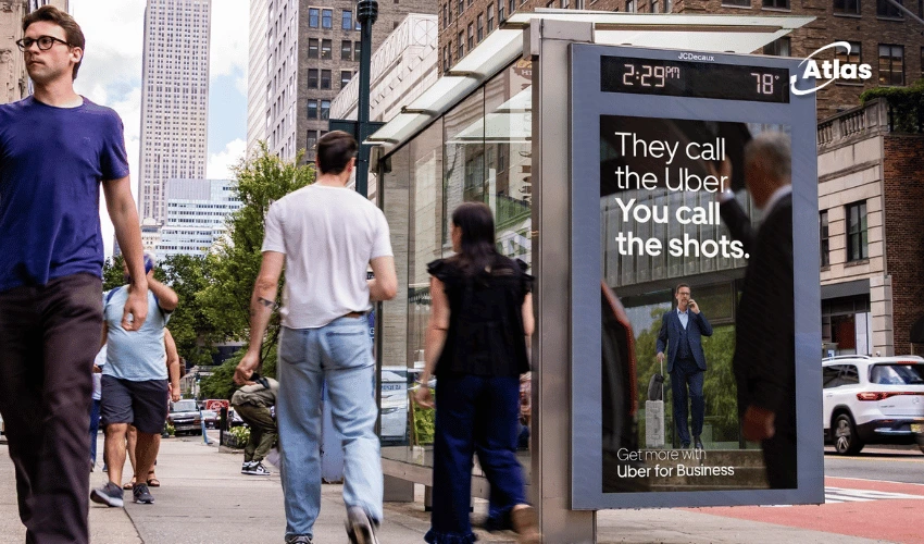 Uber Uses Premium OOH Across Cities and Airports