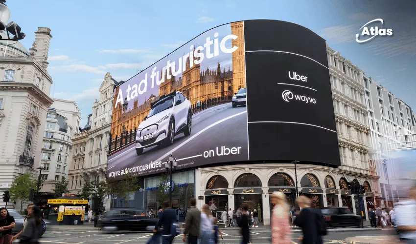 Wayve Autonomous Rides on Uber: London OOH