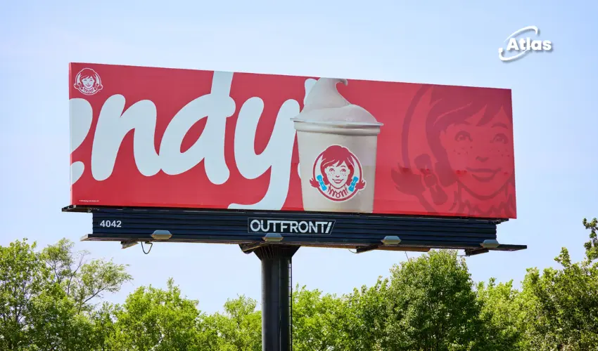 Wendy's Finds 'Indy' Hidden in Its Logo in Clever Local OOH Campaign