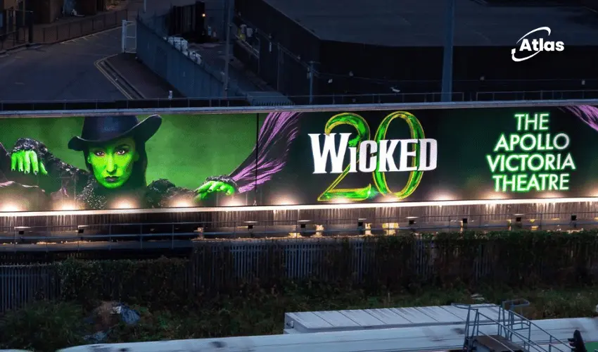 Wicked 20th anniversary OOH London