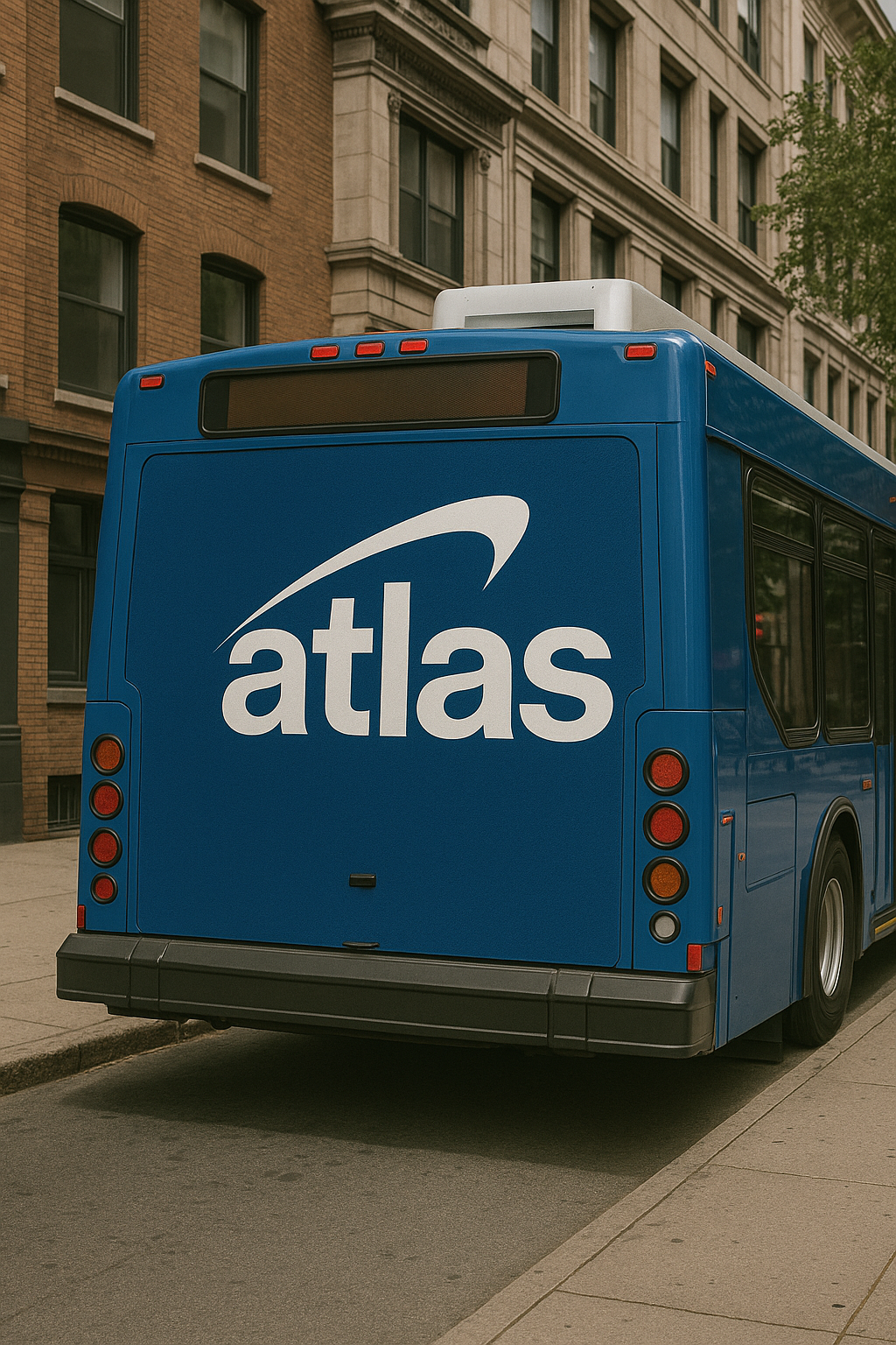 Bus Fullback advertising in San Francisco, California