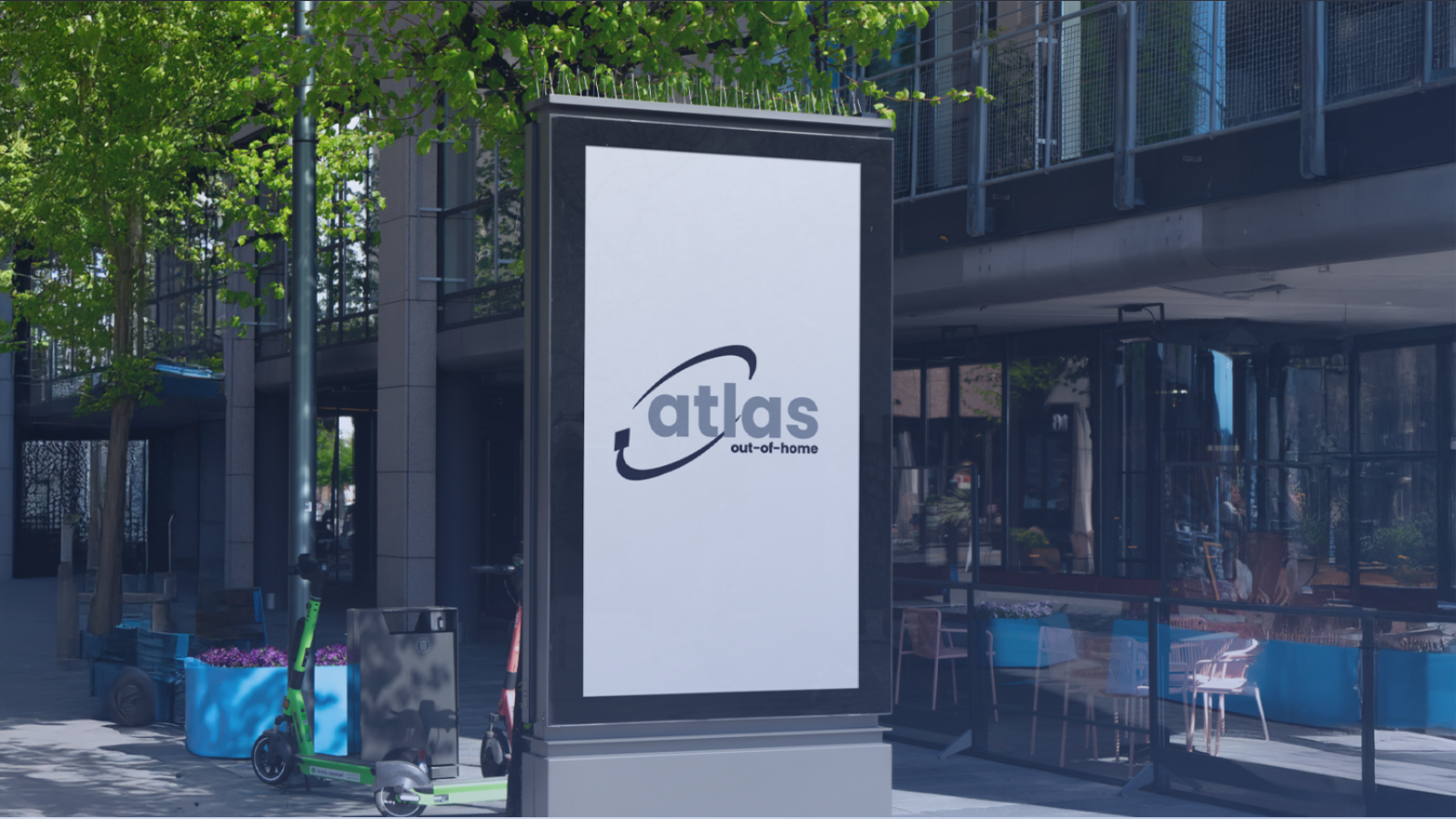 Bus wraps and street furniture advertising